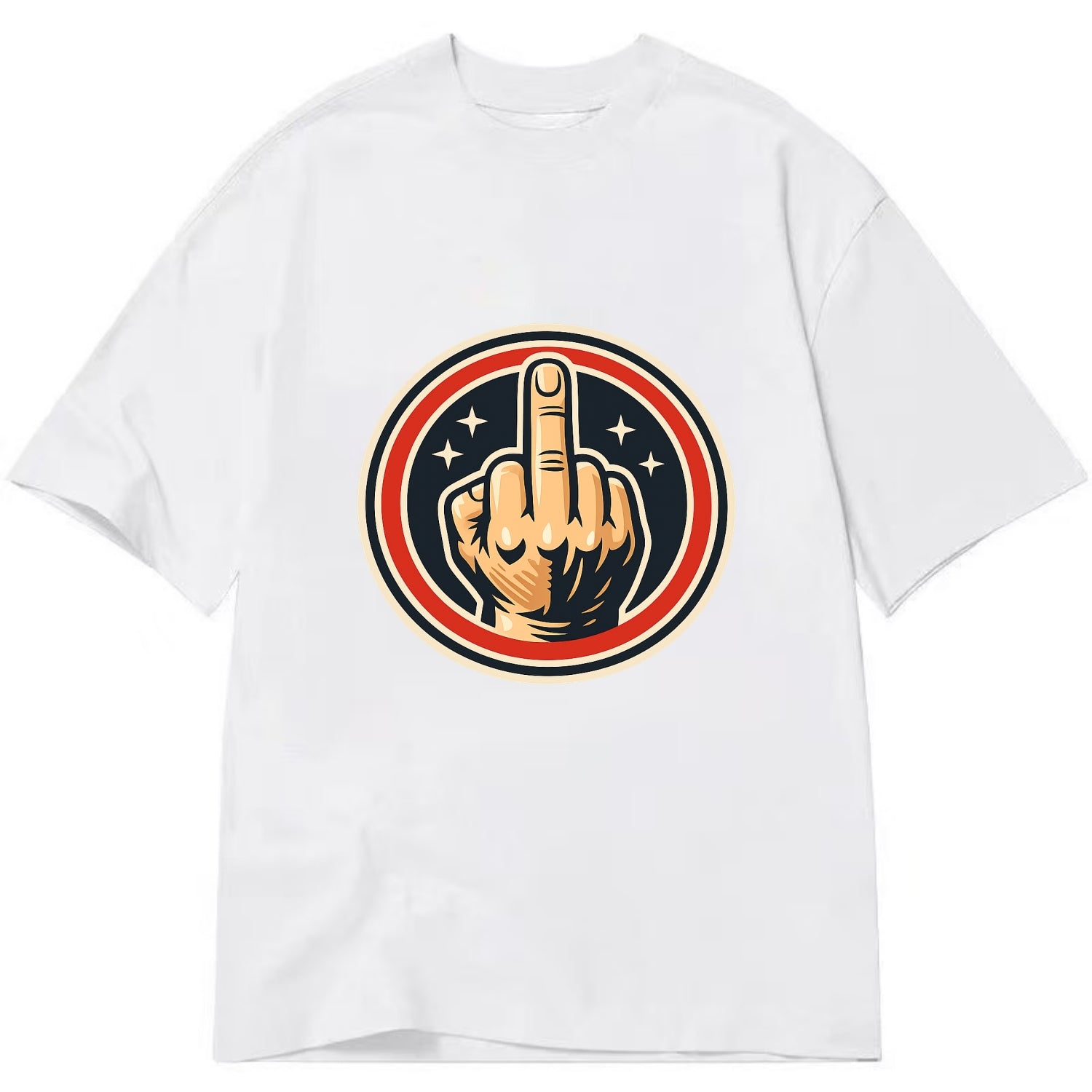 Defiant Spirit Emblem - Classic T-shirt - White