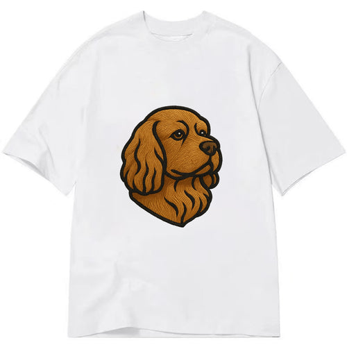 Sussex Spaniel - Golden liver embroidered low-set design - Classic T-shirt
