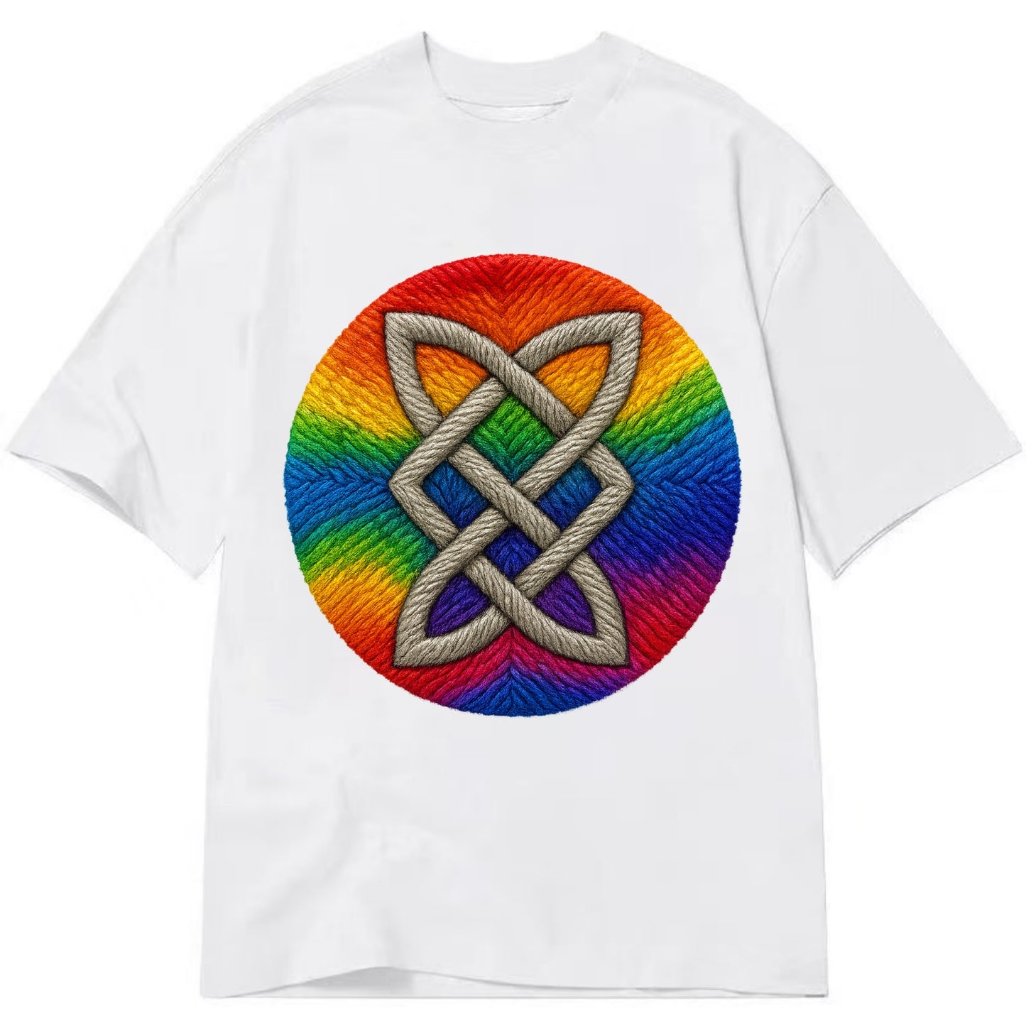 Celtic Shield Knot  - Classic T-shirt - White