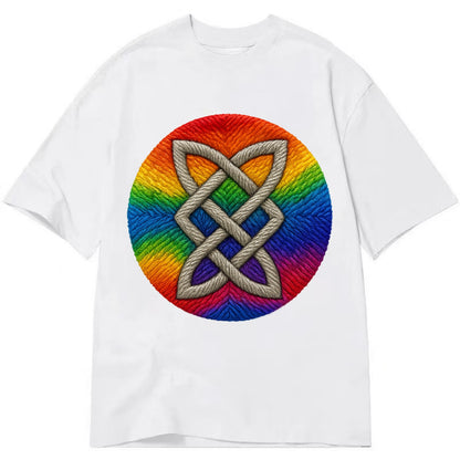 Celtic Shield Knot  - Classic T-shirt - White