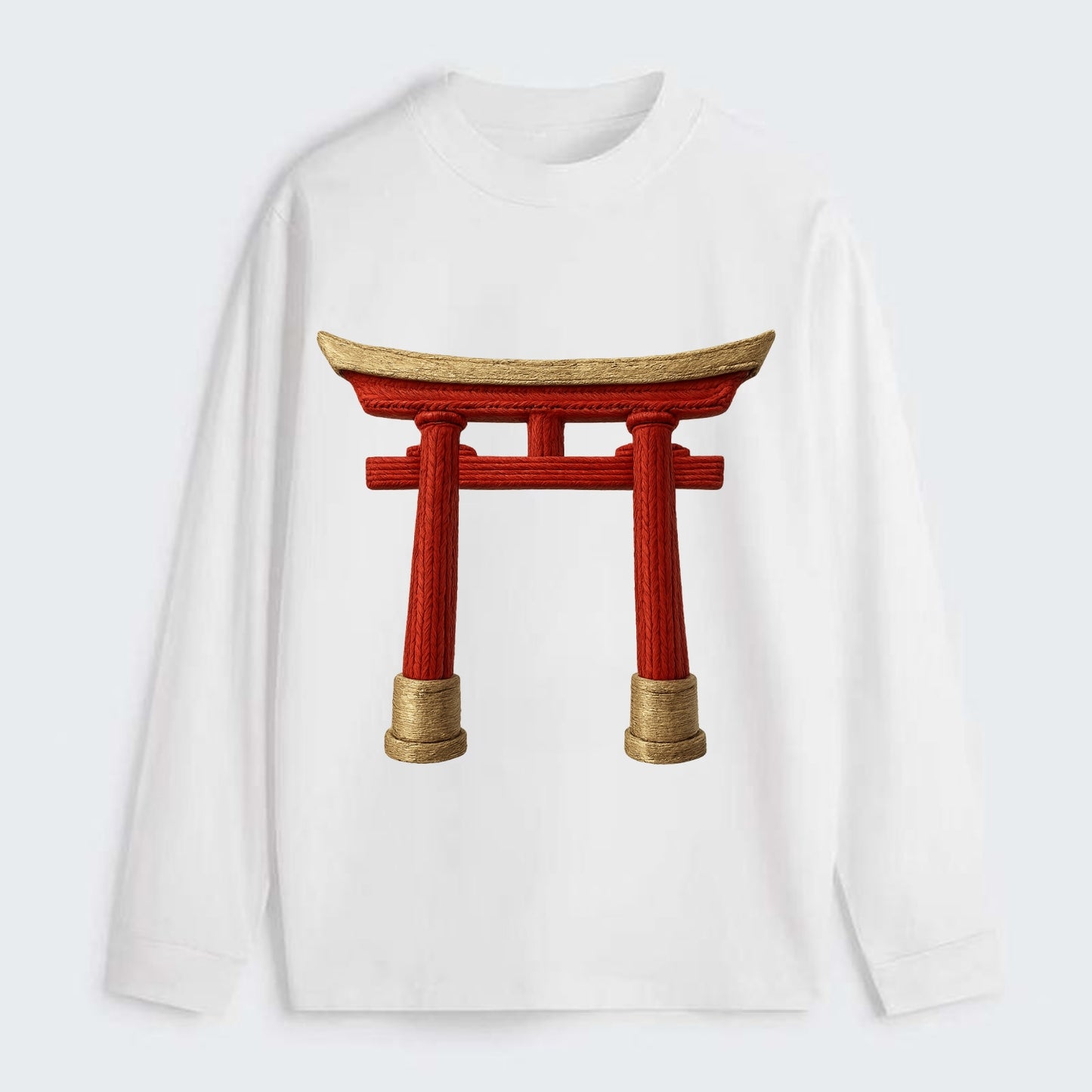 Japanese Torii Gate  - Classic Long Sleeve Shirt - White