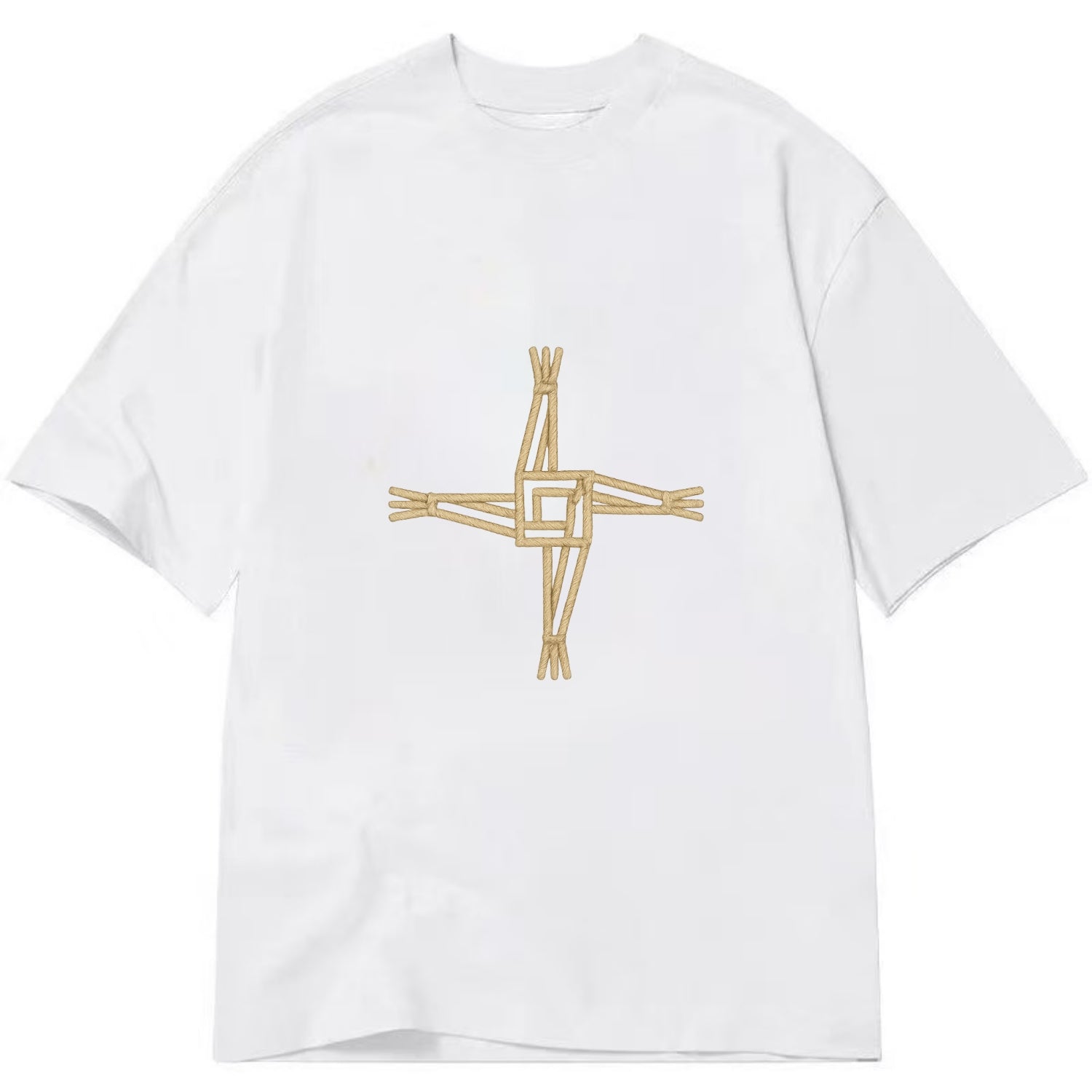 Saint Brigid's Cross  - Classic T-shirt - White