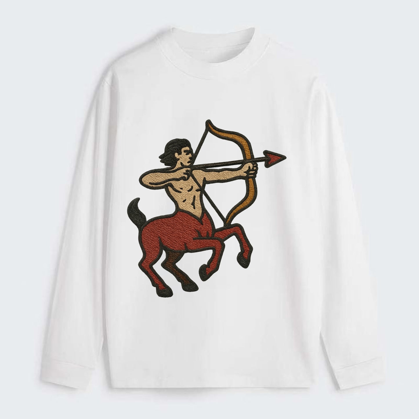 Sagittarius Arrow  - Classic Long Sleeve Shirt - White