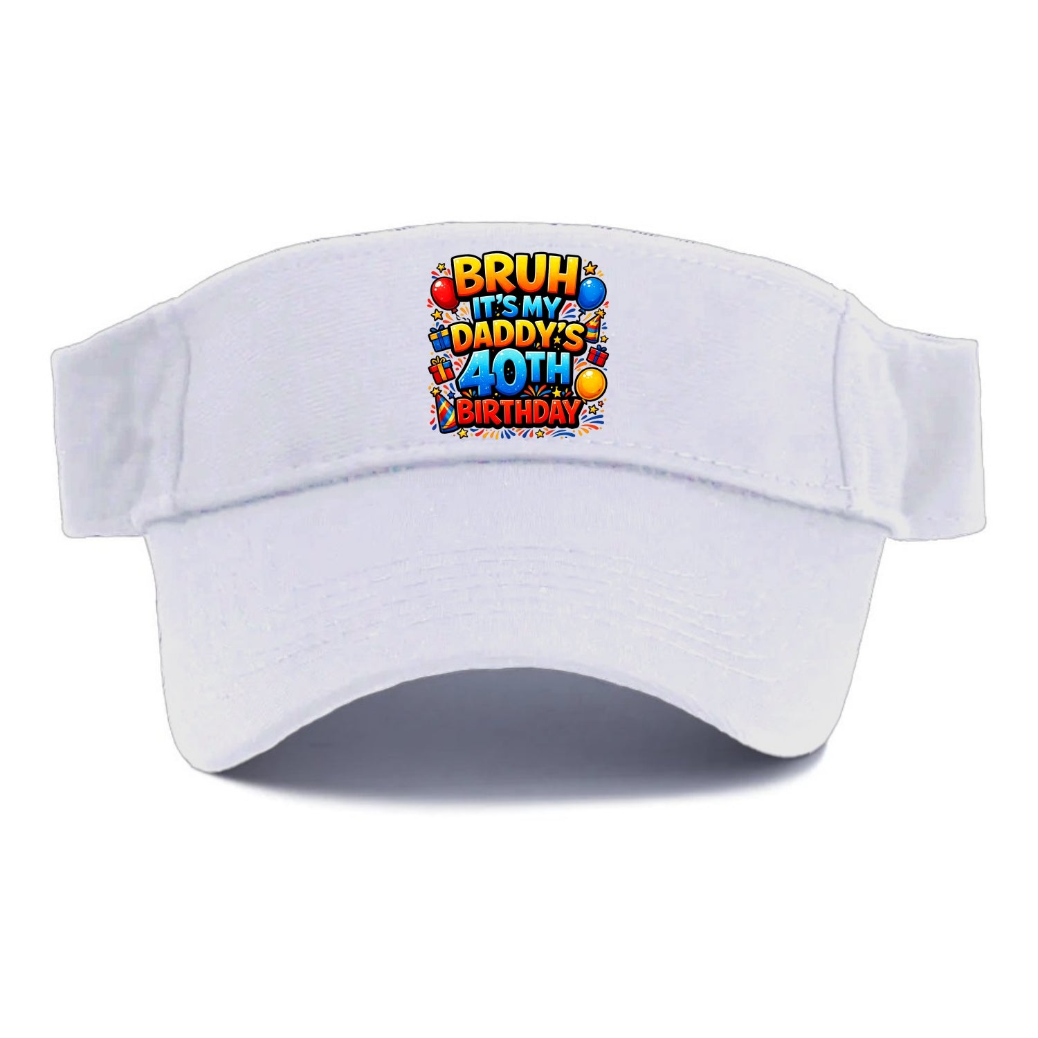 Daddy's 40th Birthday - Visor - White