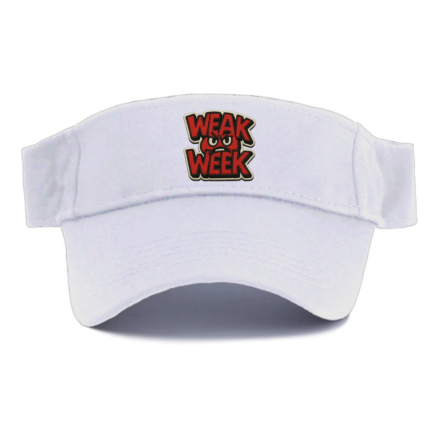 WEAK;WEEK WARRIOR Monday Blue Cap - Visor - White