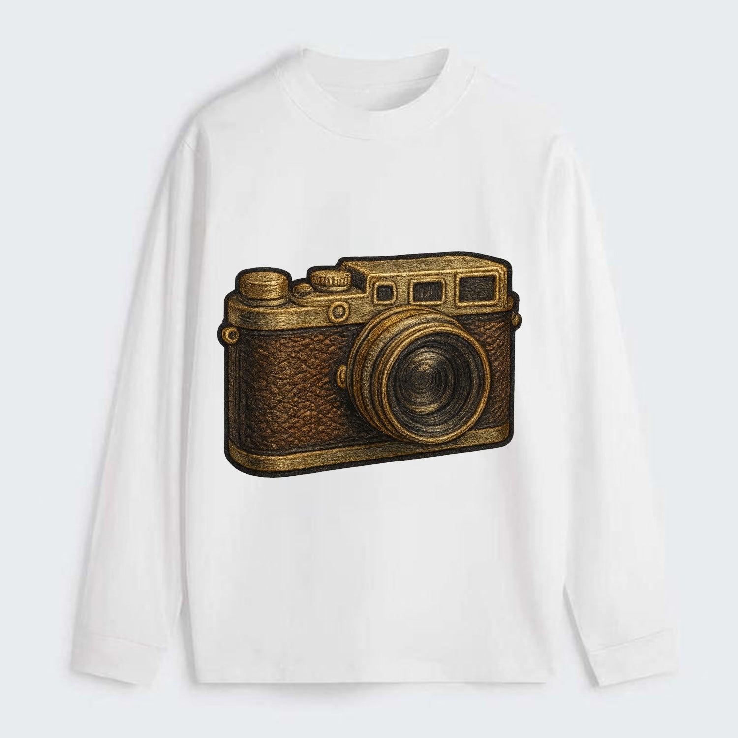 Film Camera  - Classic Long Sleeve Shirt - White