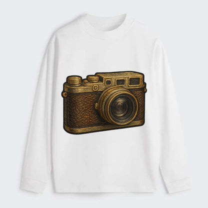 Film Camera  - Classic Long Sleeve Shirt - White