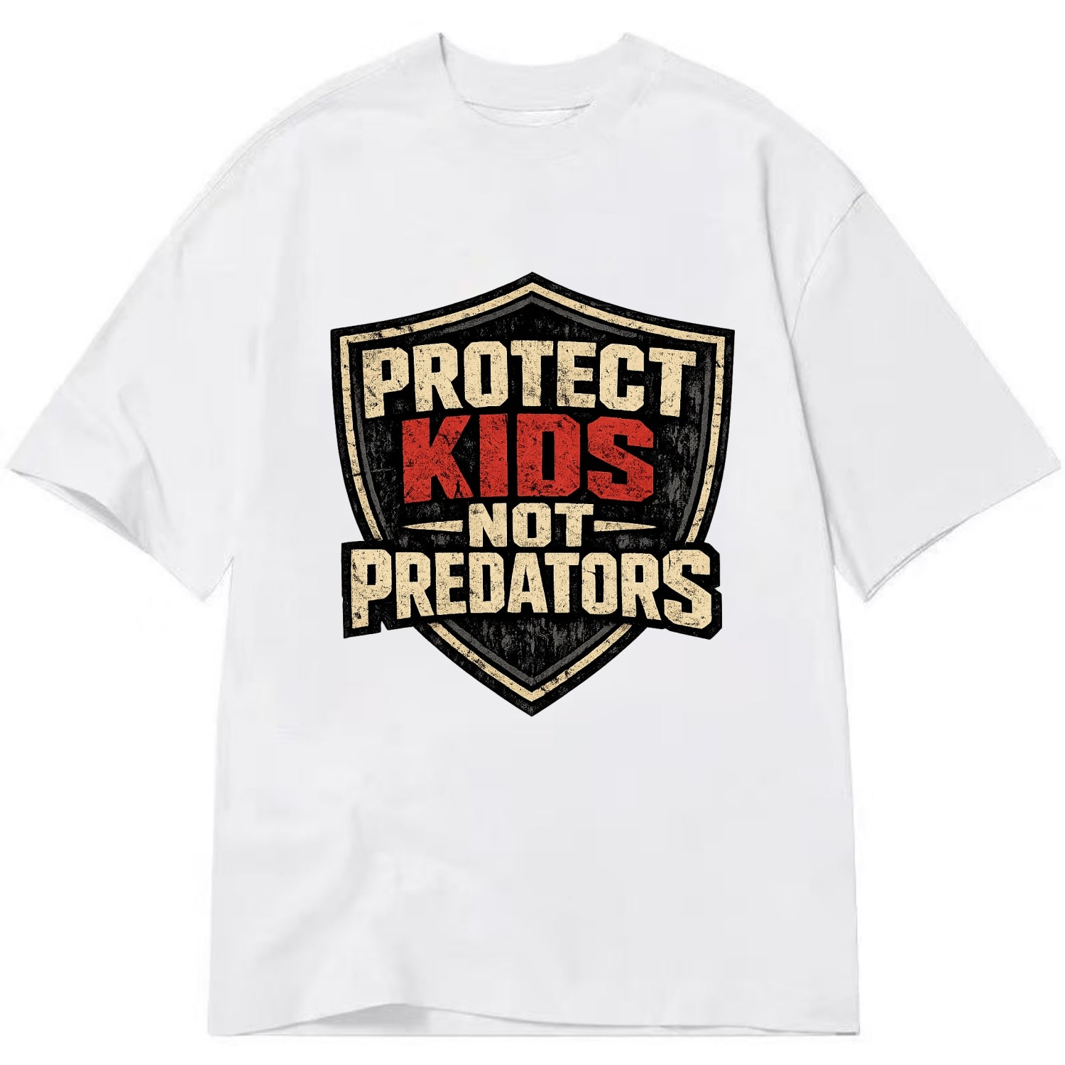 Protect Kids Not Predators - Classic T-shirt - White