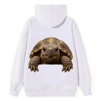 Tortoise  - Classic Pullover Hoodie - White