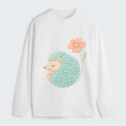 Aqua Hedgehog - Classic Long Sleeve Shirt - White