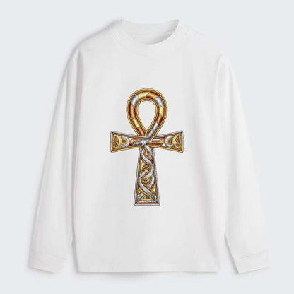 Ankh of Life - Classic Long Sleeve Shirt - White