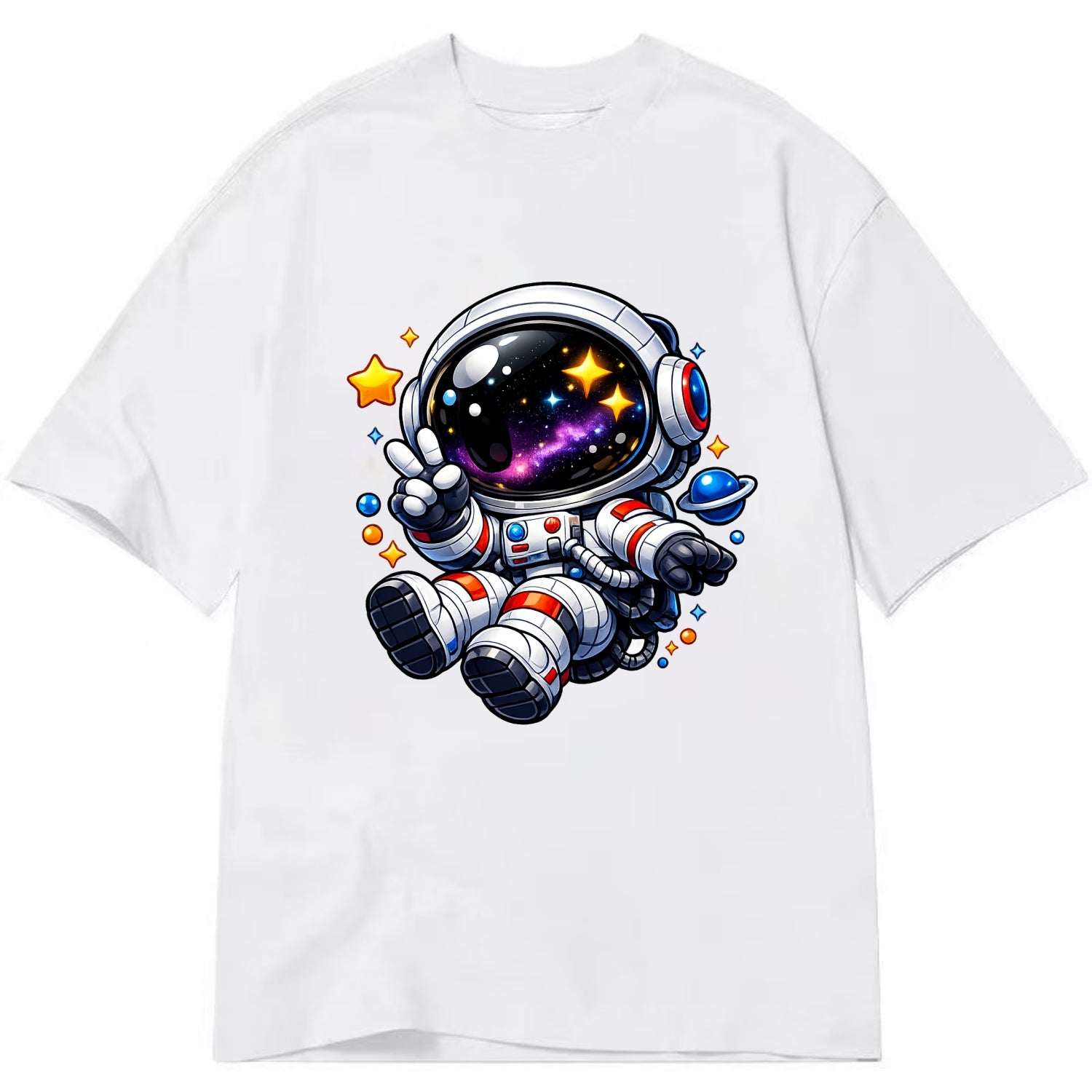 Space Explorer - Classic T-shirt - White