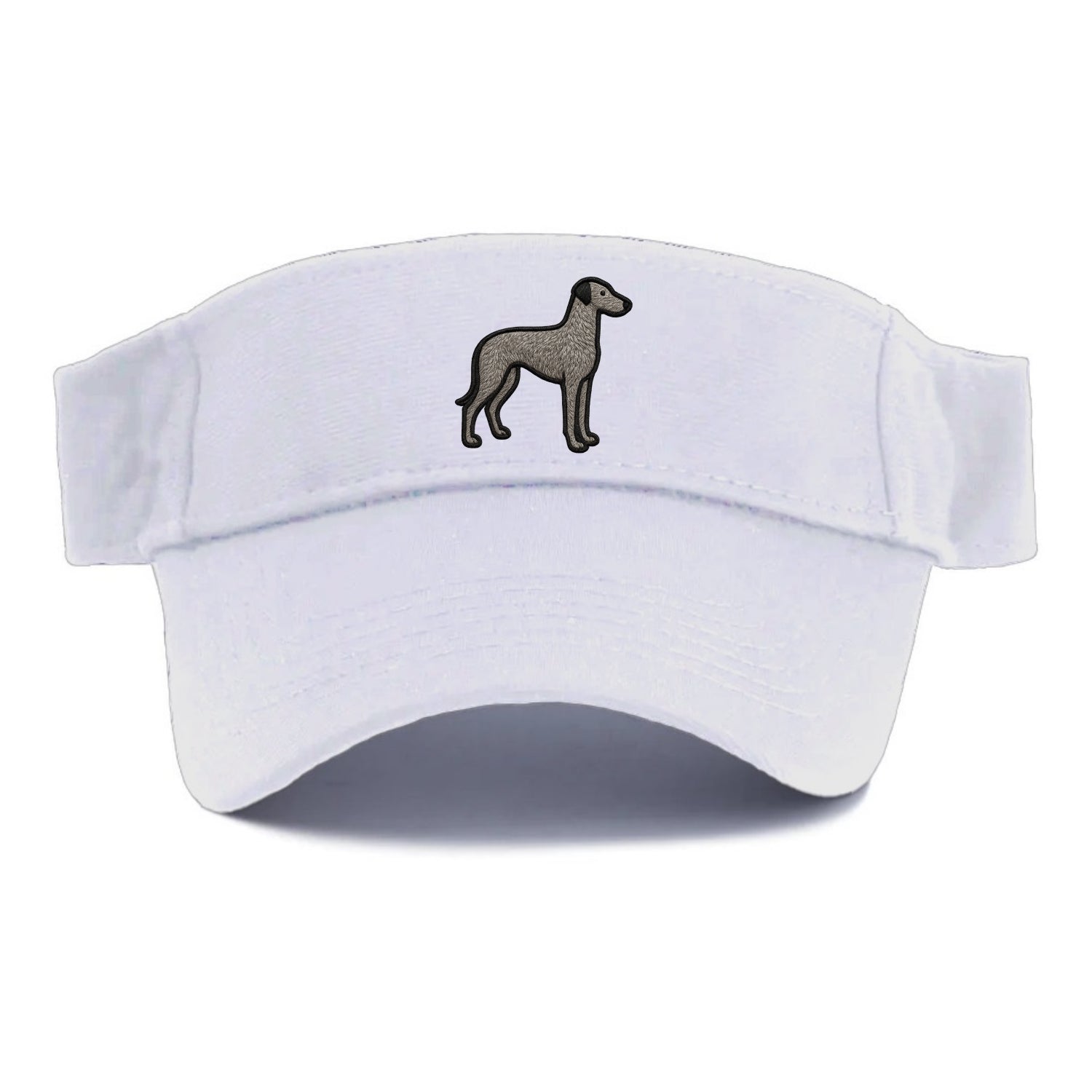Scottish Deerhound - Trendy hound silhou - Visor - White