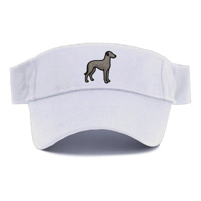 Scottish Deerhound - Trendy hound silhou - Visor - White