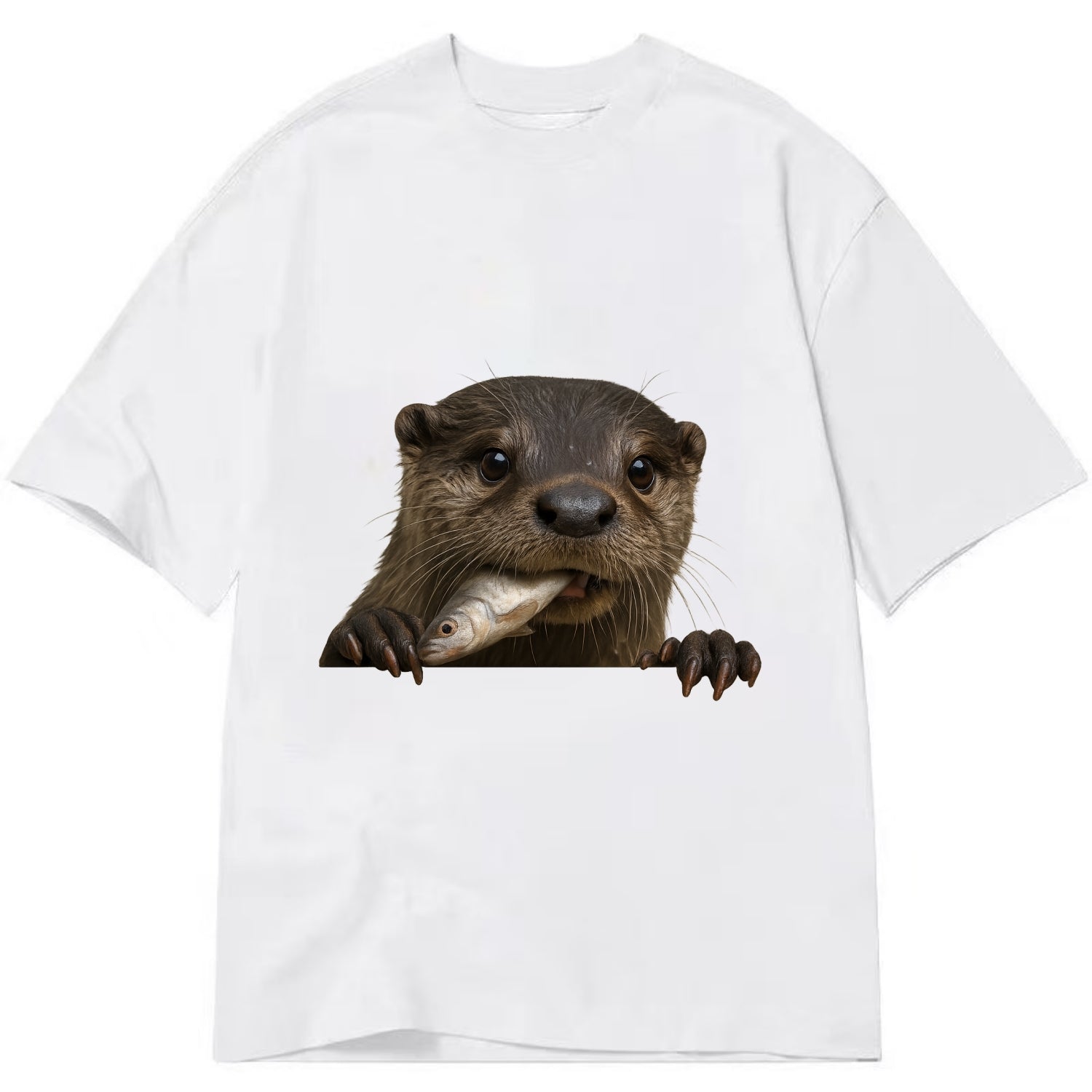 River Otter  - Classic T-shirt - White
