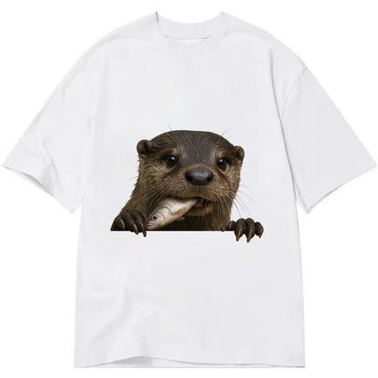 River Otter  - Classic T-shirt - White