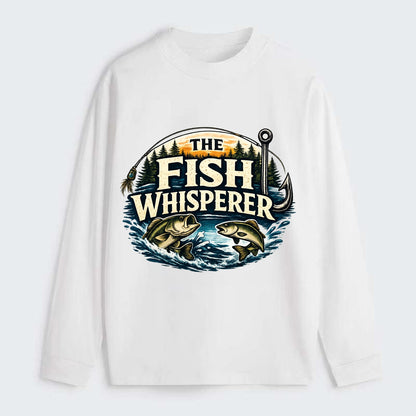The Fish Whisperer - Classic Long Sleeve Shirt - White