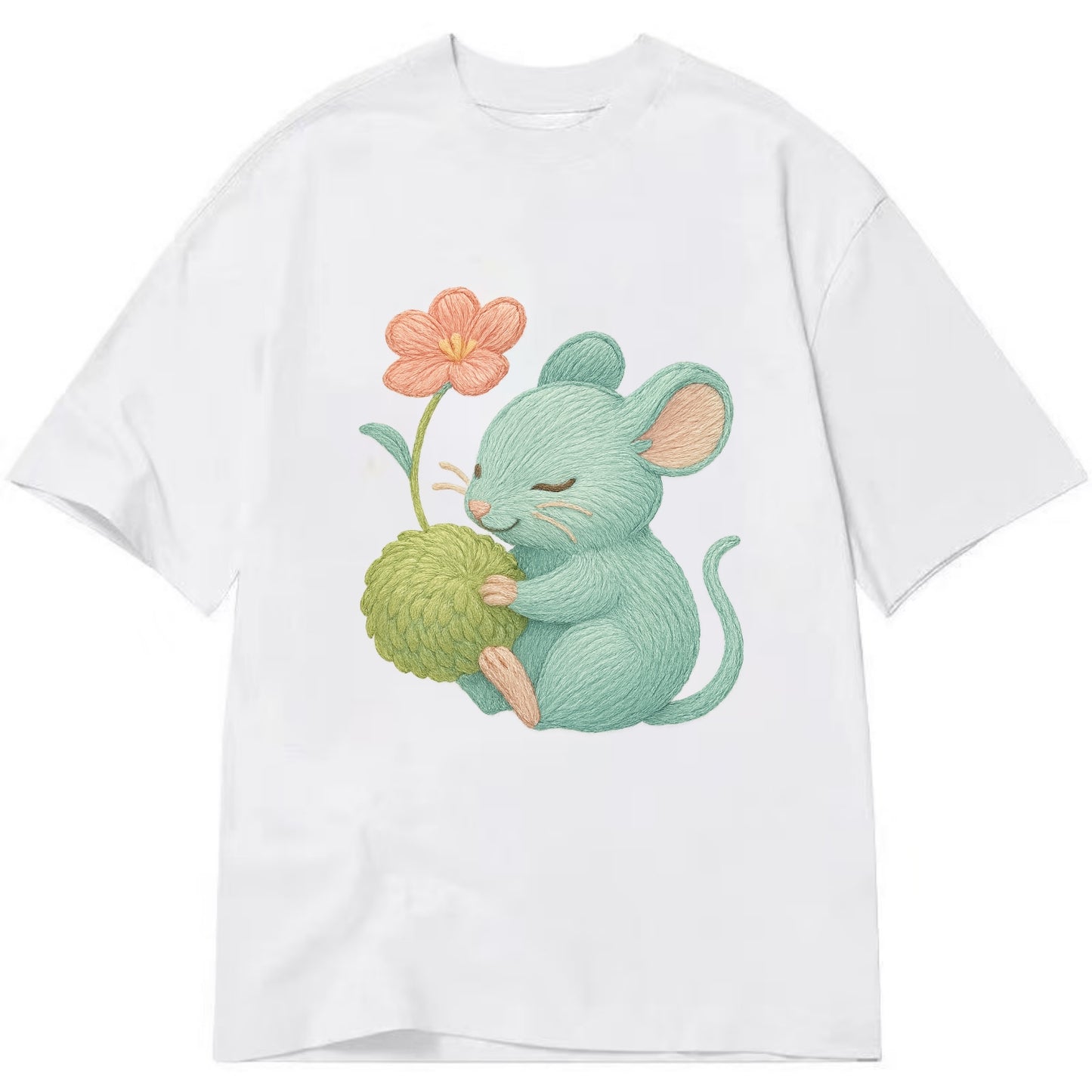 Mint Mouse - Classic T-shirt - White