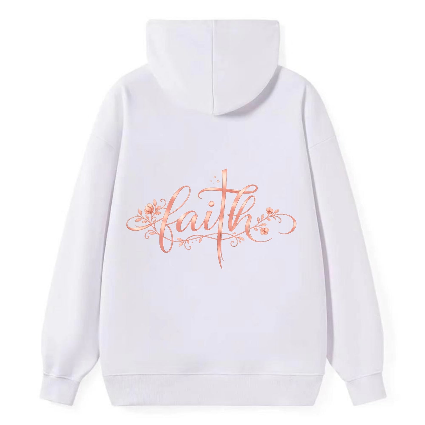 Faith - Classic Pullover Hoodie - White