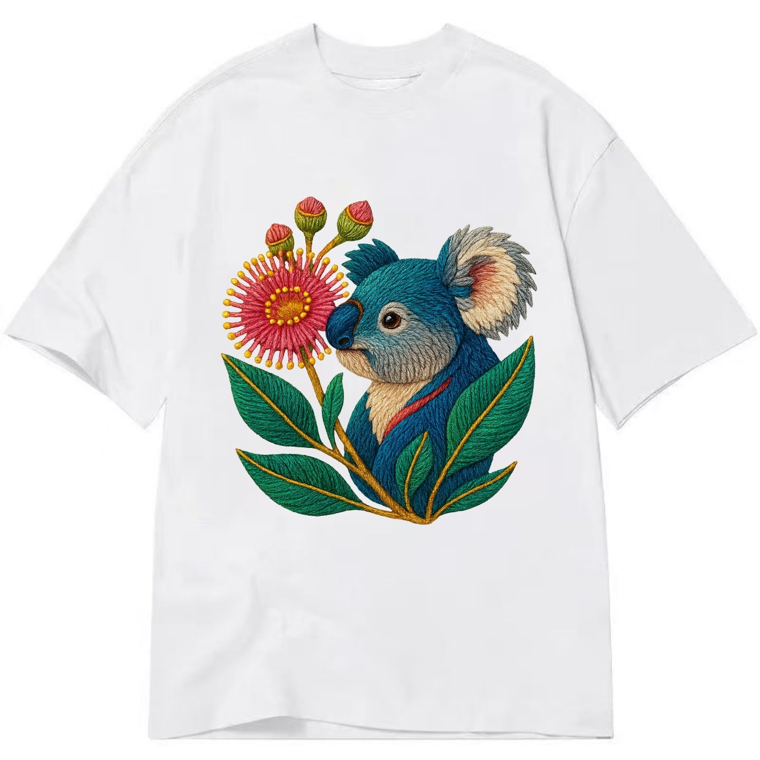 Koala Eucalyptus Bloom - Classic T-shirt - White