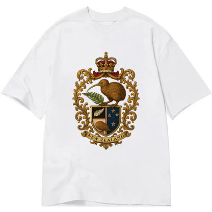 New Zealand Kiwi Emblem  - Classic T-shirt - White