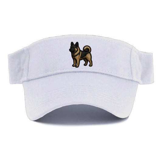 Norwegian Elkhound - Trendy Nordic desig - Visor - White