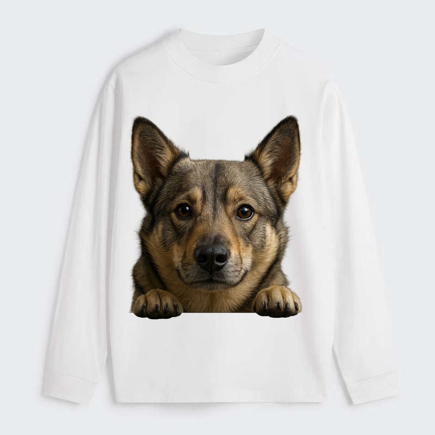 Swedish Vallhund  - Classic Long Sleeve Shirt - White