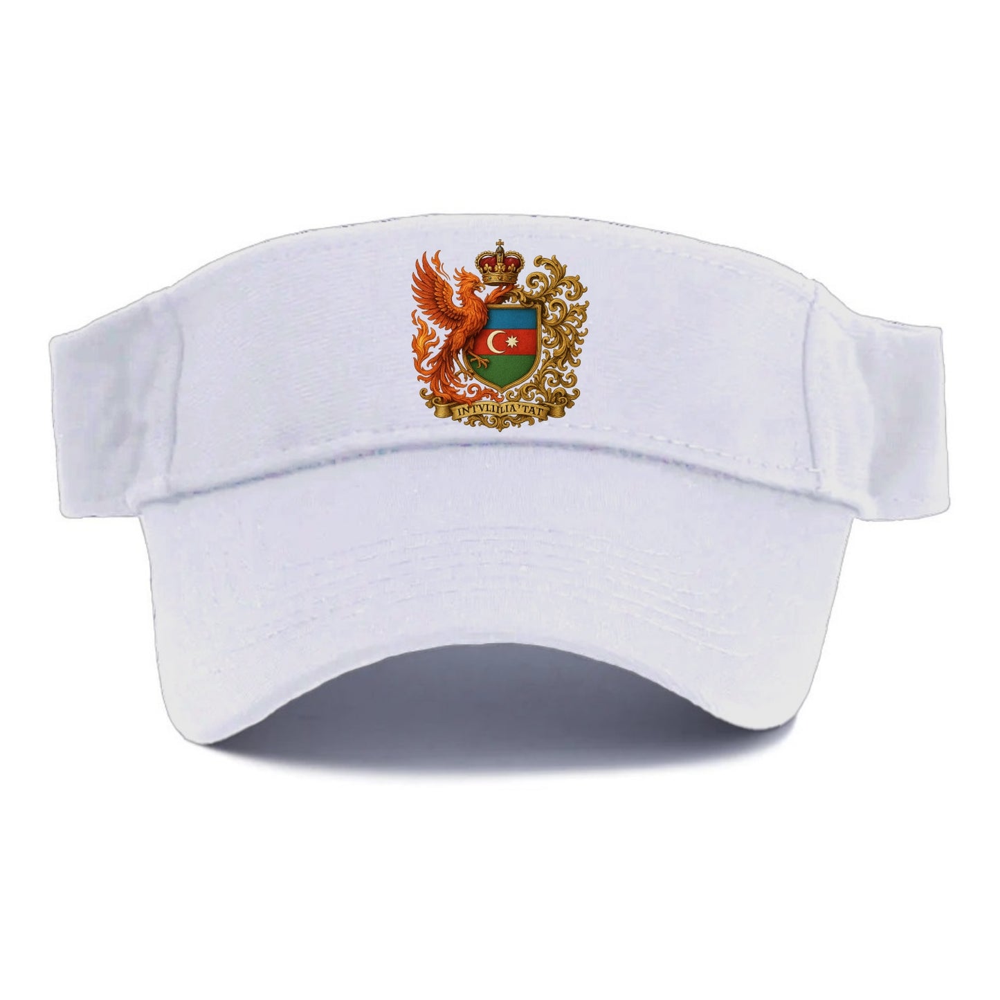 Azerbaijan Fire Phoenix Emblem  - Visor - White