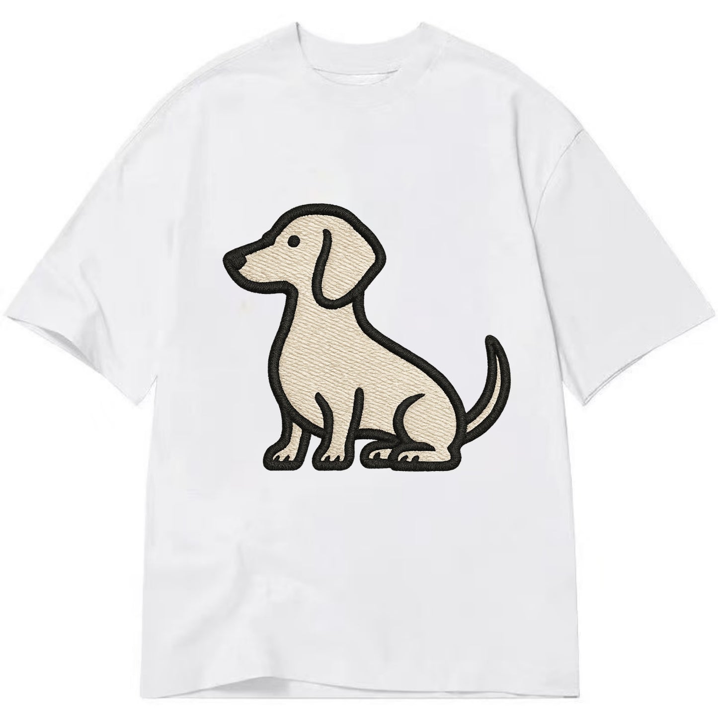 Dachshund - Long body profile view - Cla Classic T-shirt - White
