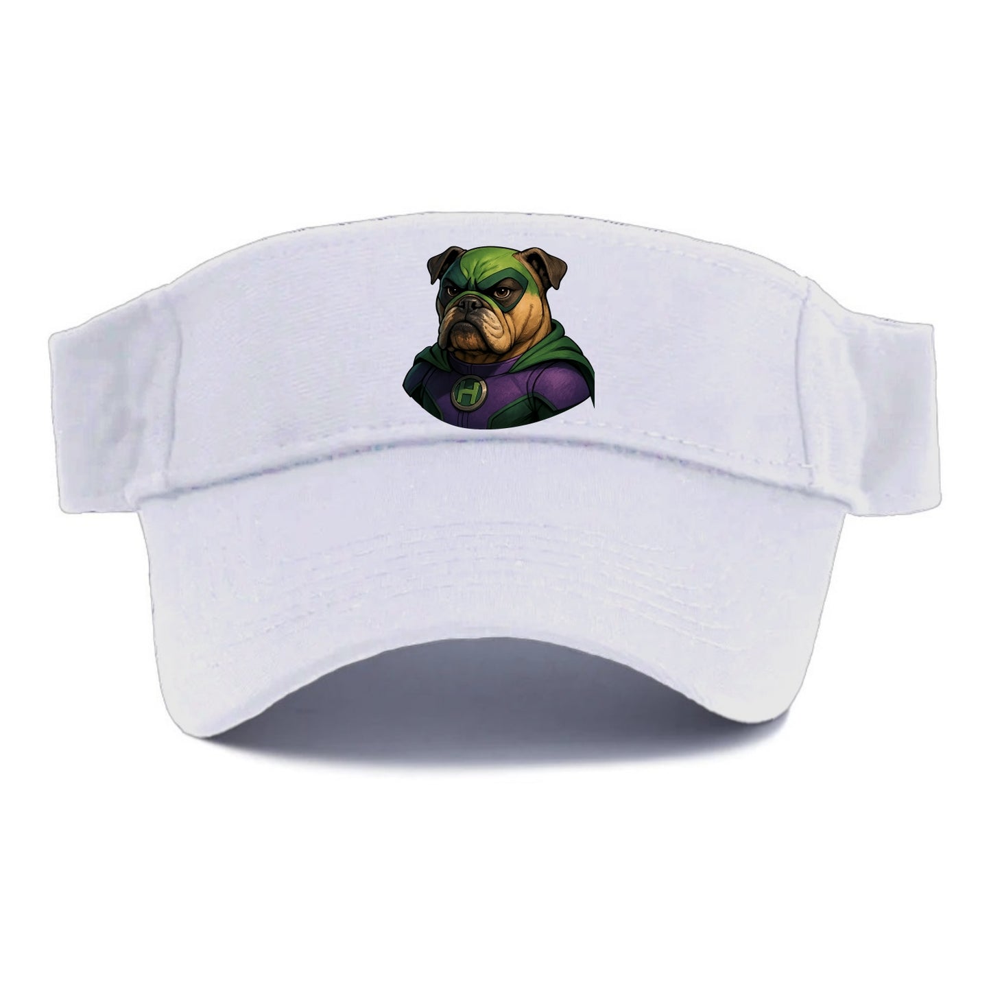 Bulldog Strong Hero  - Visor - White