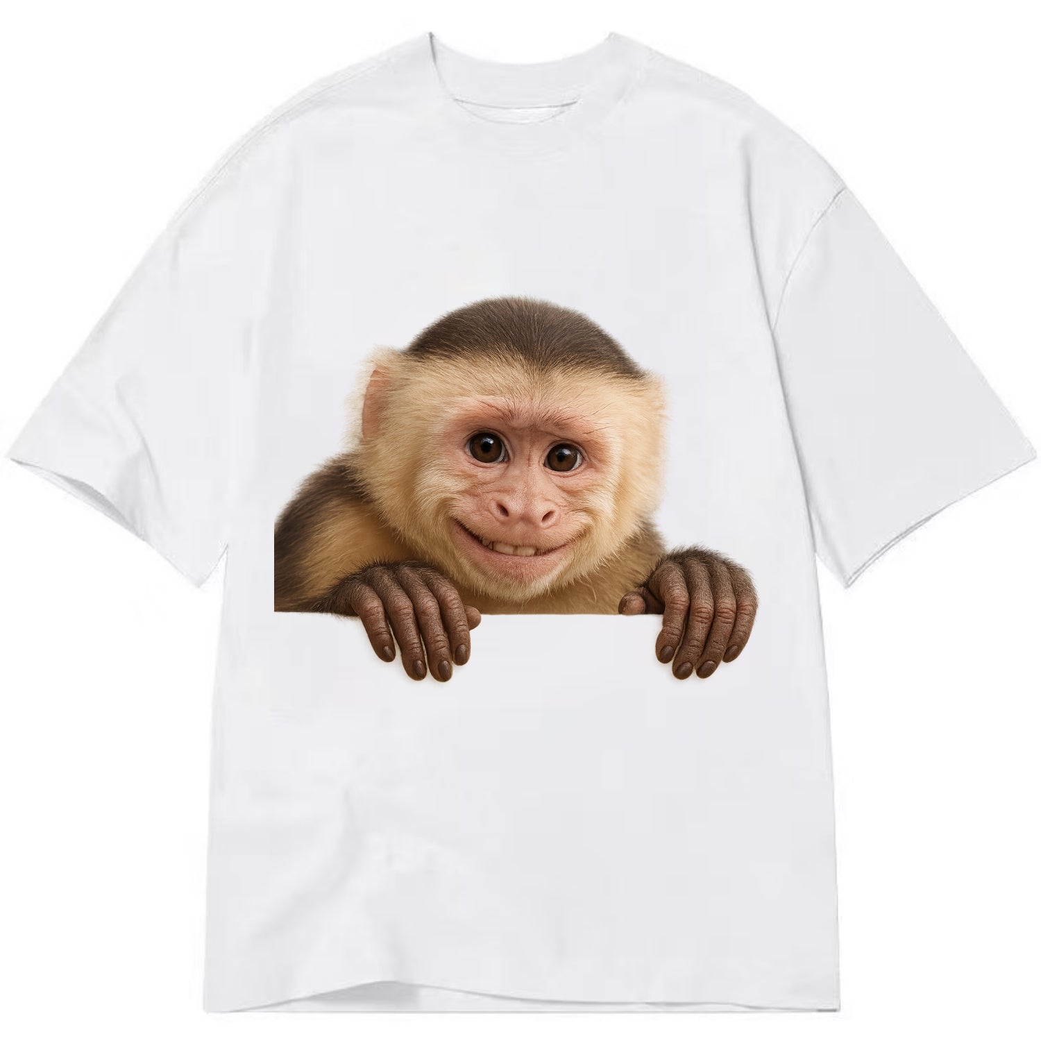 Capuchin Monkey  - Classic T-shirt - White