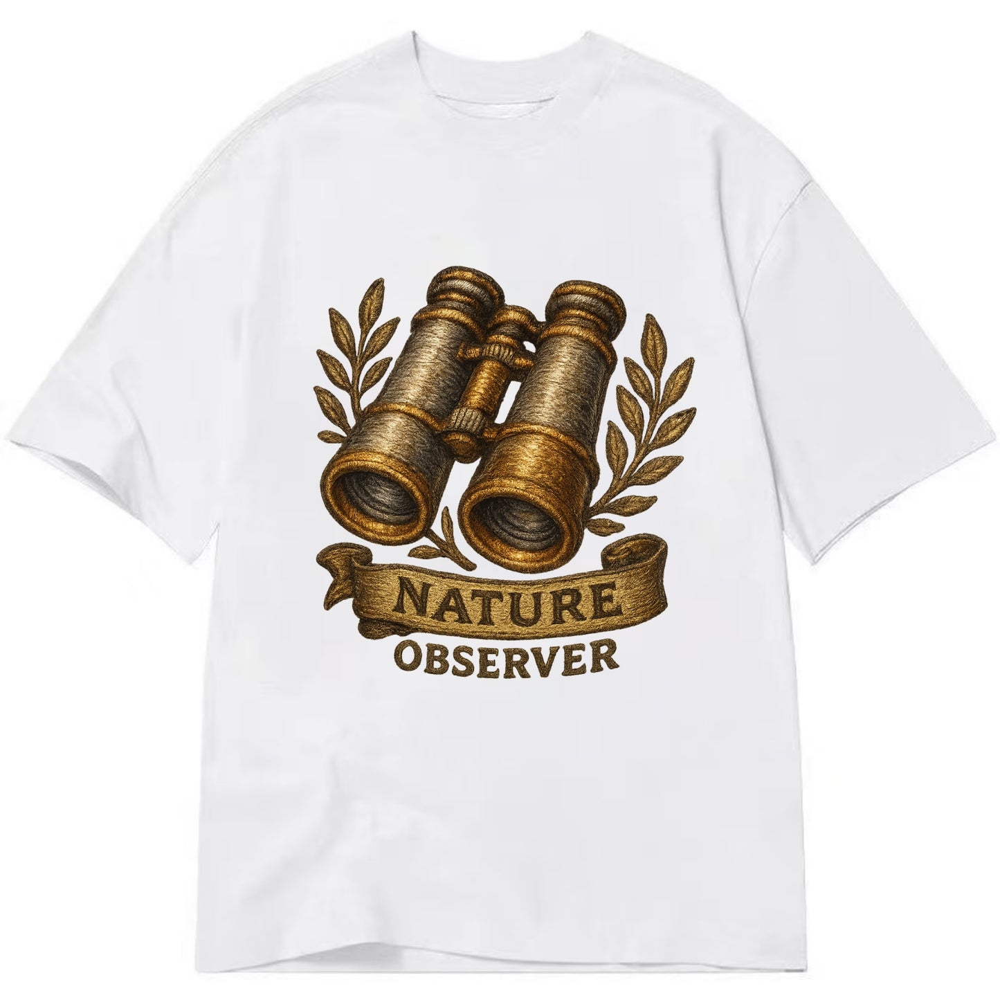 Binoculars for birdwatching - nature observer - Classic T-shirt - White