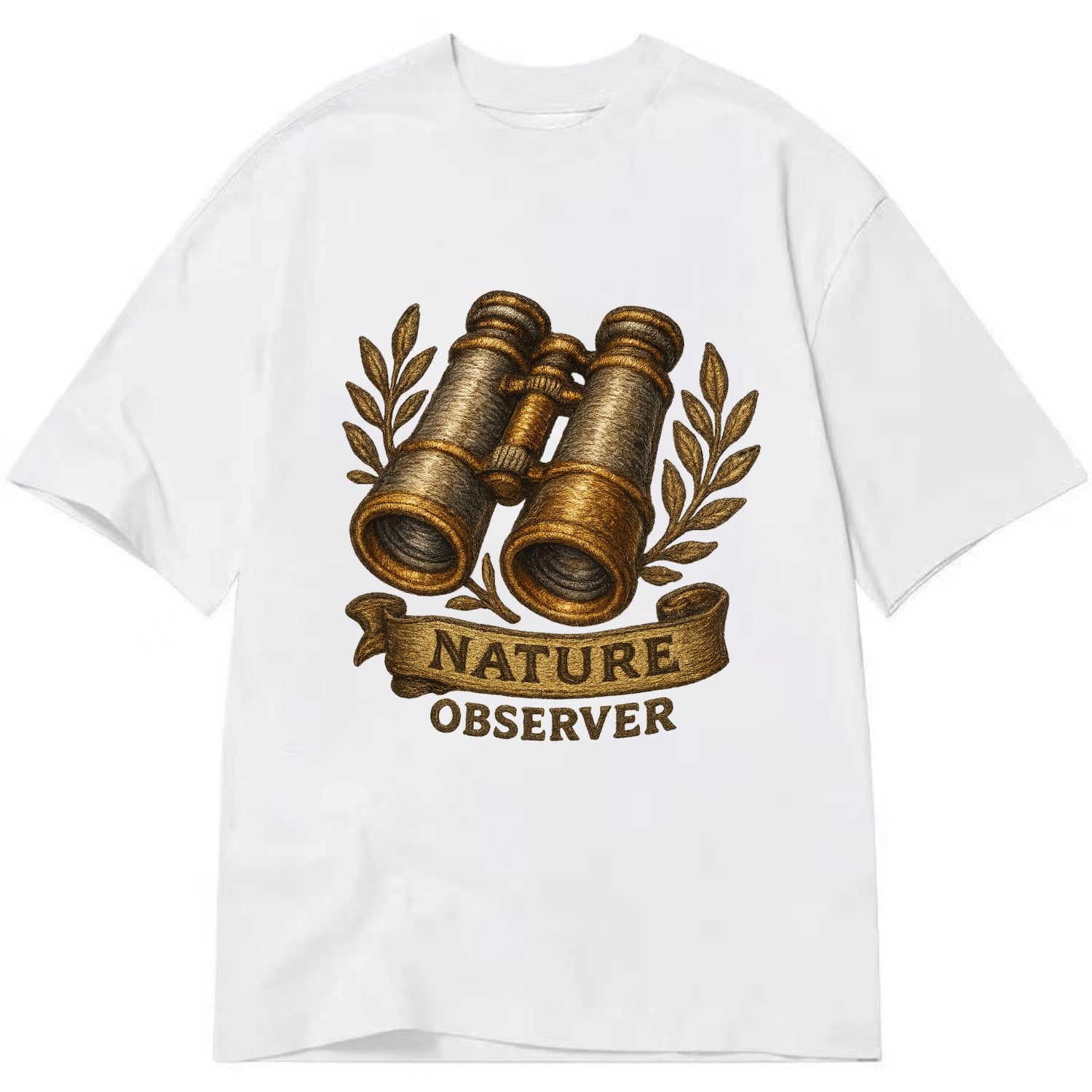 Binoculars for birdwatching - nature observer - Classic T-shirt - White