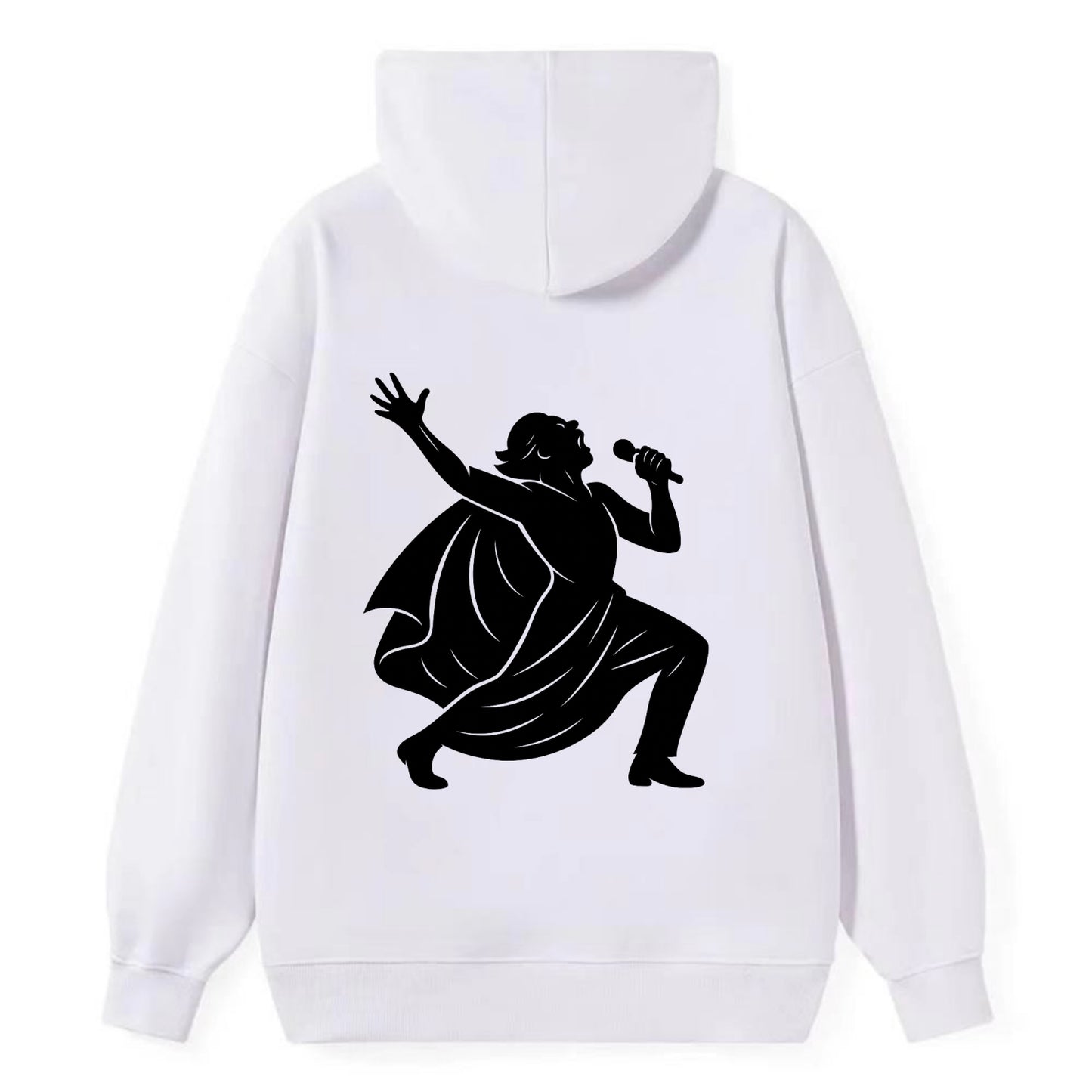Opera singer powerful finale - Classic Pullover Hoodie - White