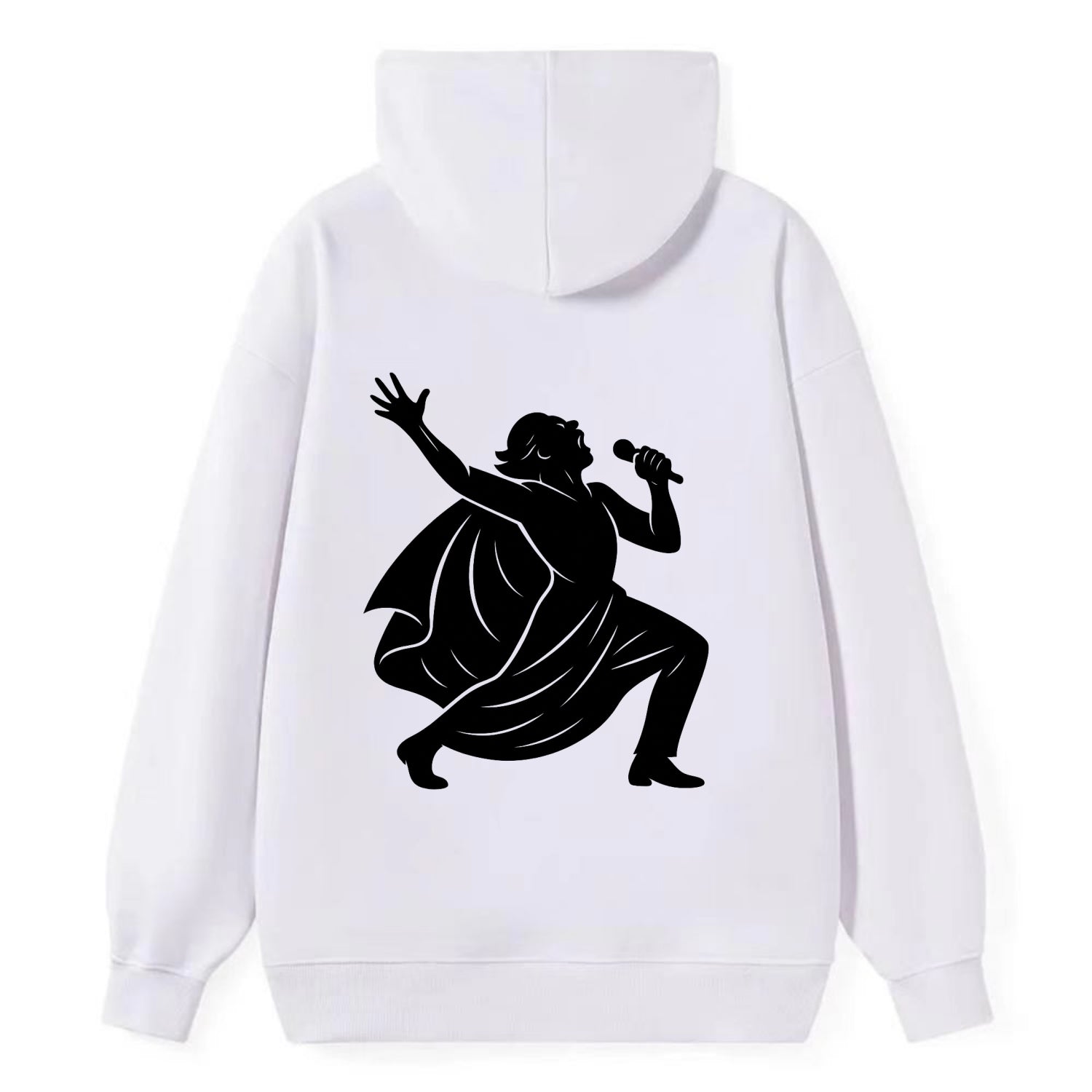 Opera singer powerful finale - Classic Pullover Hoodie - White