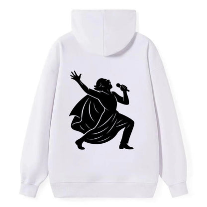 Opera singer powerful finale - Classic Pullover Hoodie - White