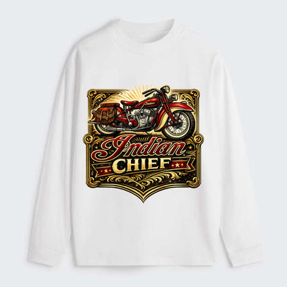 Classic Indian Chief - Classic Long Sleeve Shirt - White