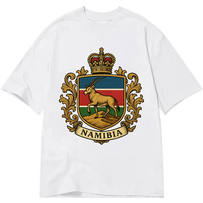 Namibia Heritage Badge  - Classic T-shirt - White