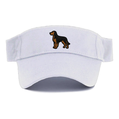Gordon Setter - Modern setter silhouette - Visor - White