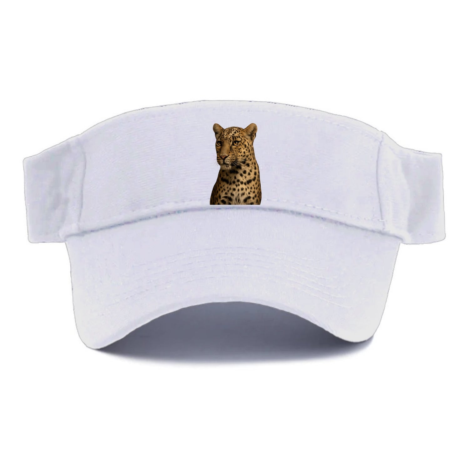 Leopard  - Visor - White