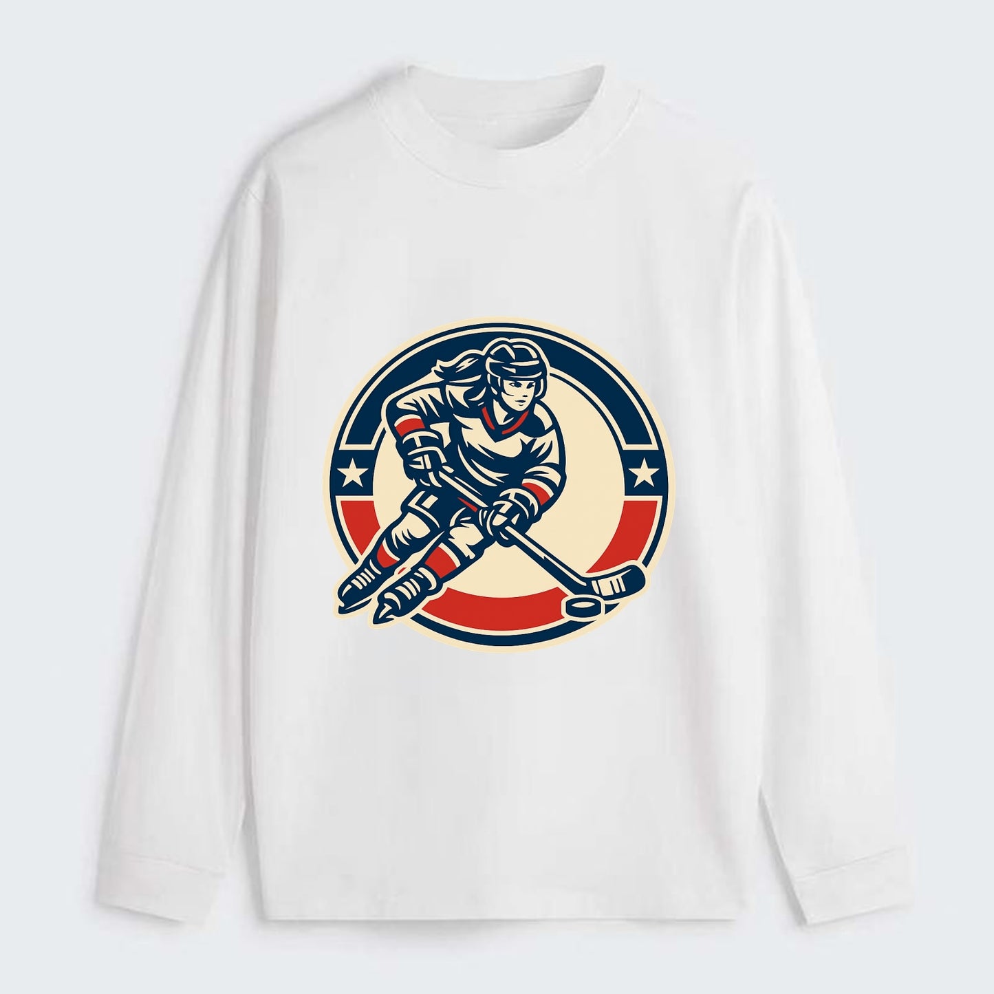 Fearless Ice Warrior - Classic Long Sleeve Shirt - White