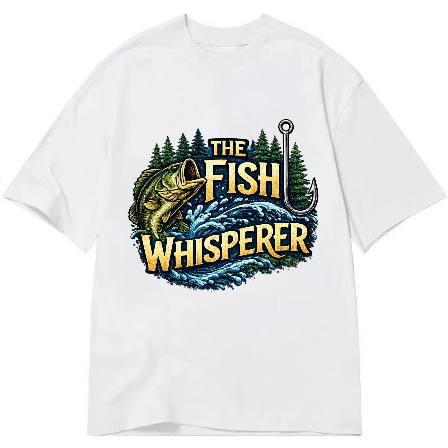 Fish Whisperer - Classic T-shirt - White