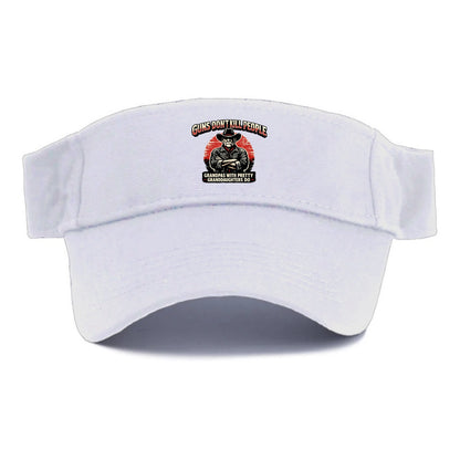 Grandpas Pretty Granddaughters - Cowboy - Visor - White