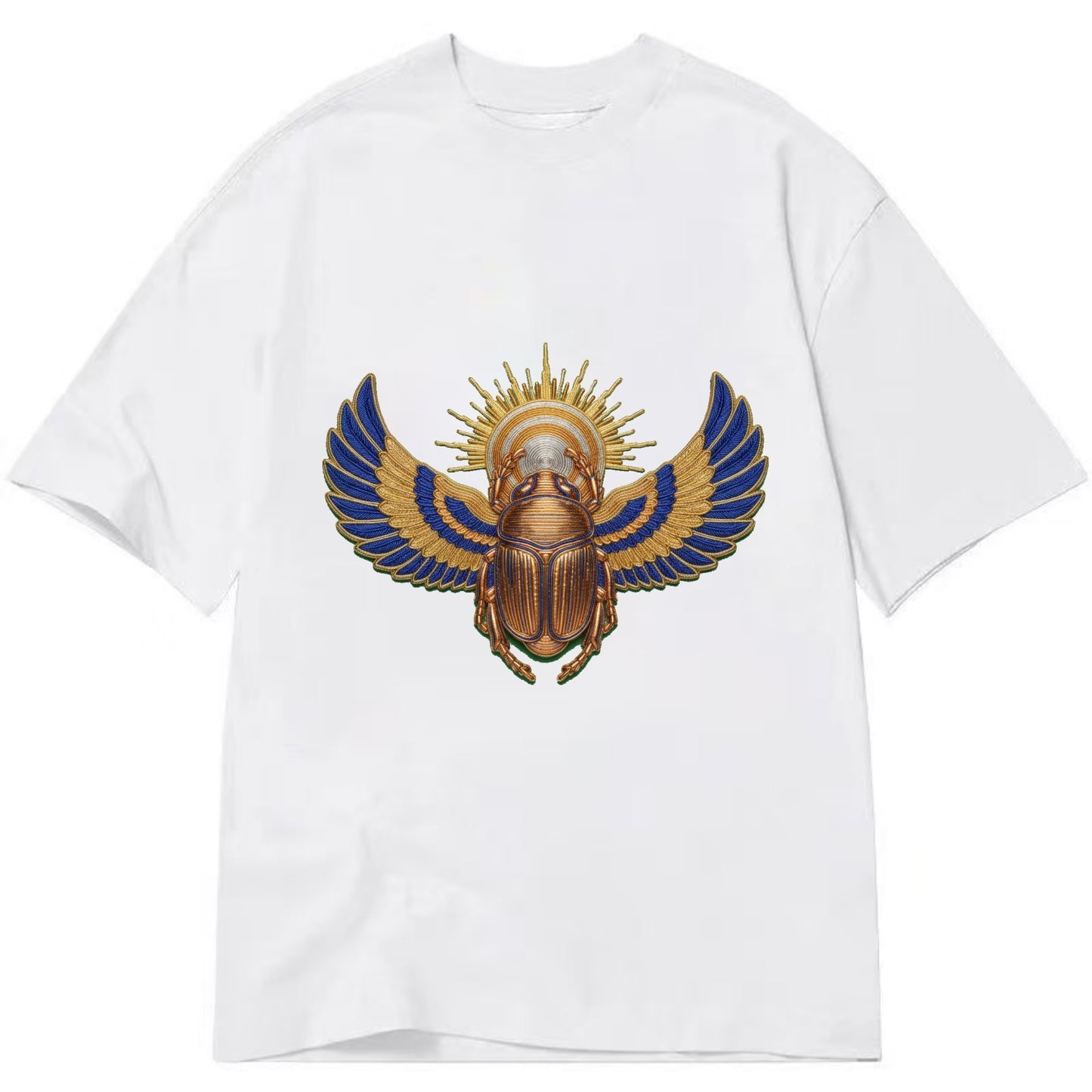 Winged Scarab - Classic T-shirt - White
