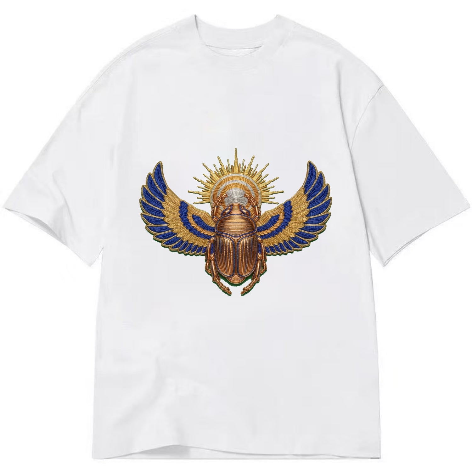 Winged Scarab - Classic T-shirt - White