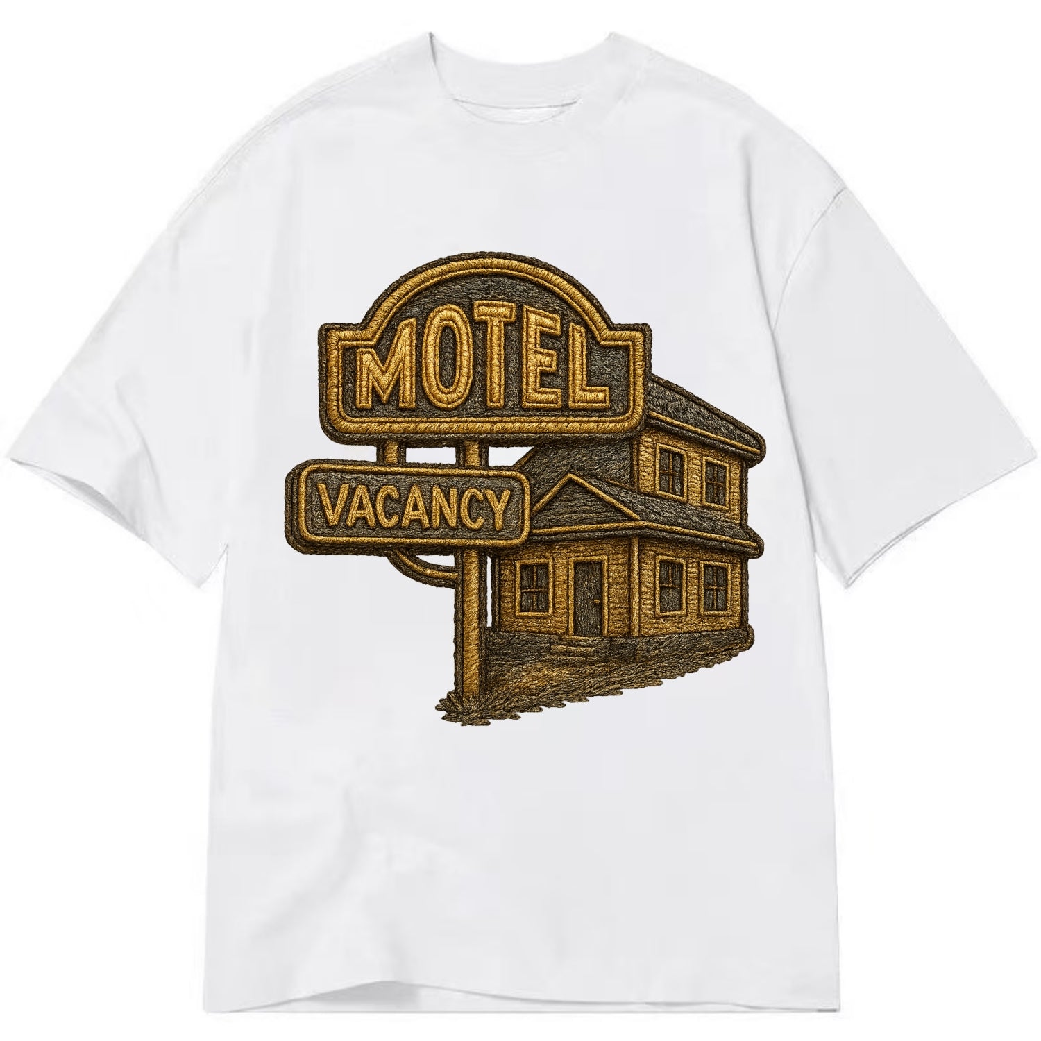 Motel Sign  - Classic T-shirt - White