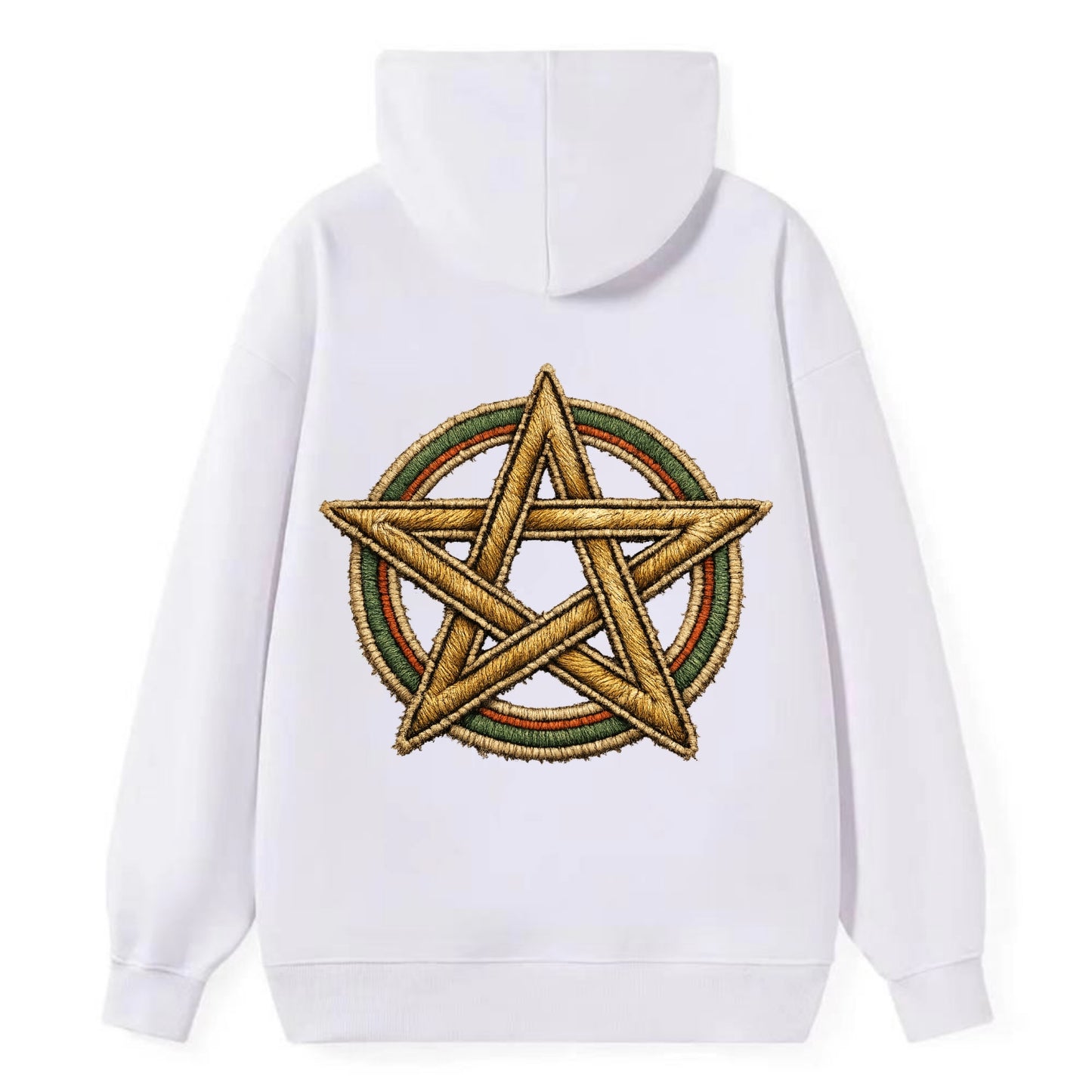 Pentacle Knot - Classic Pullover Hoodie - White