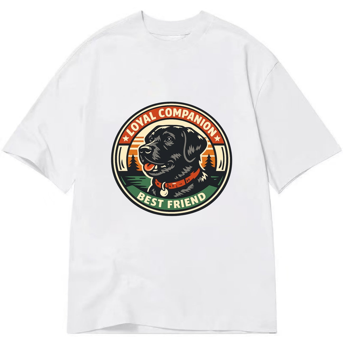 Noble Companion Emblem - Classic T-shirt - White