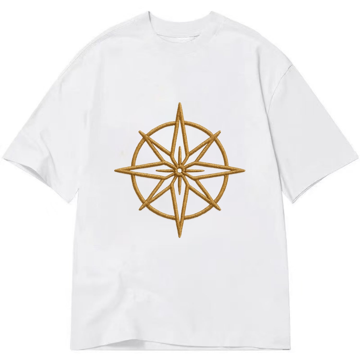 Compass Rose  - Classic T-shirt - White