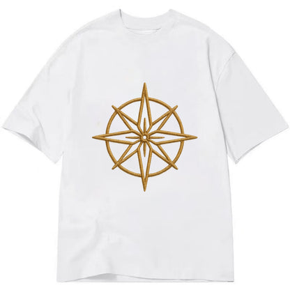 Compass Rose  - Classic T-shirt - White